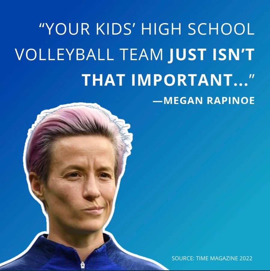 #BadLesbian #MeganRapinoe #LesbianTraitor 

#SingleSexSports get males out of female bathrooms, changerooms and locker-rooms.