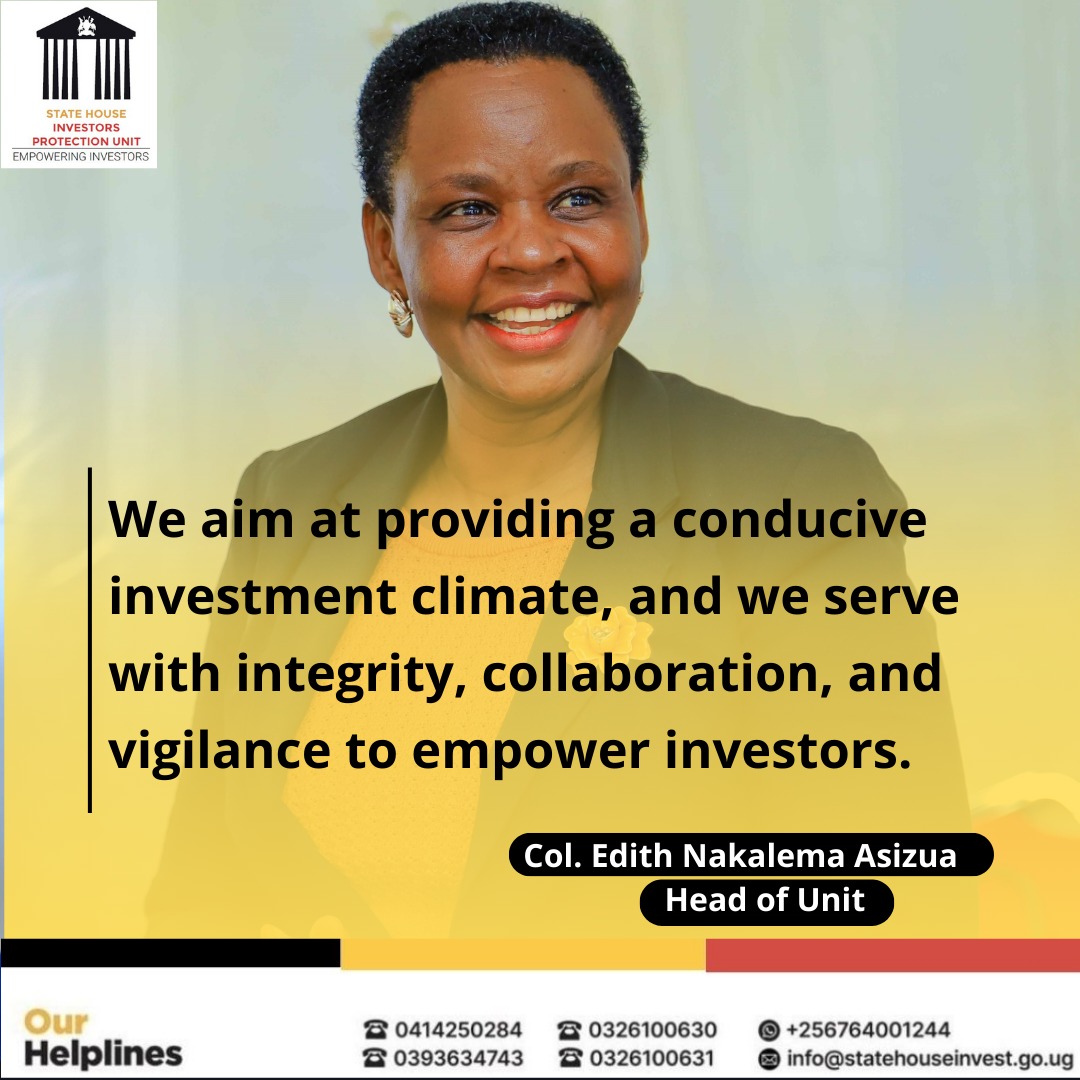 Statehouse Investors Protection Unit serves with integrity, collaboration and vigilance in ensuring that Investors are empowered and the investment climate is conducive.@edthnaka #EmpoweringInvestors