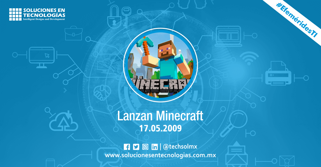 techsolmx's tweet photo. Un día como hoy (17/05/2009): Markus «Notch» Persson lanzaba la versión Alfa de Minecraft, un videojuego independiente de construcción de tipo mundo abierto o sandbox. Ver más: https://t.co/X03rqGL4wu
#SomosSoluciones #EfeméridesTI #MarkusPersson #Minecraft #Videojuegos #Sandbox https://t.co/q438rAuWCd