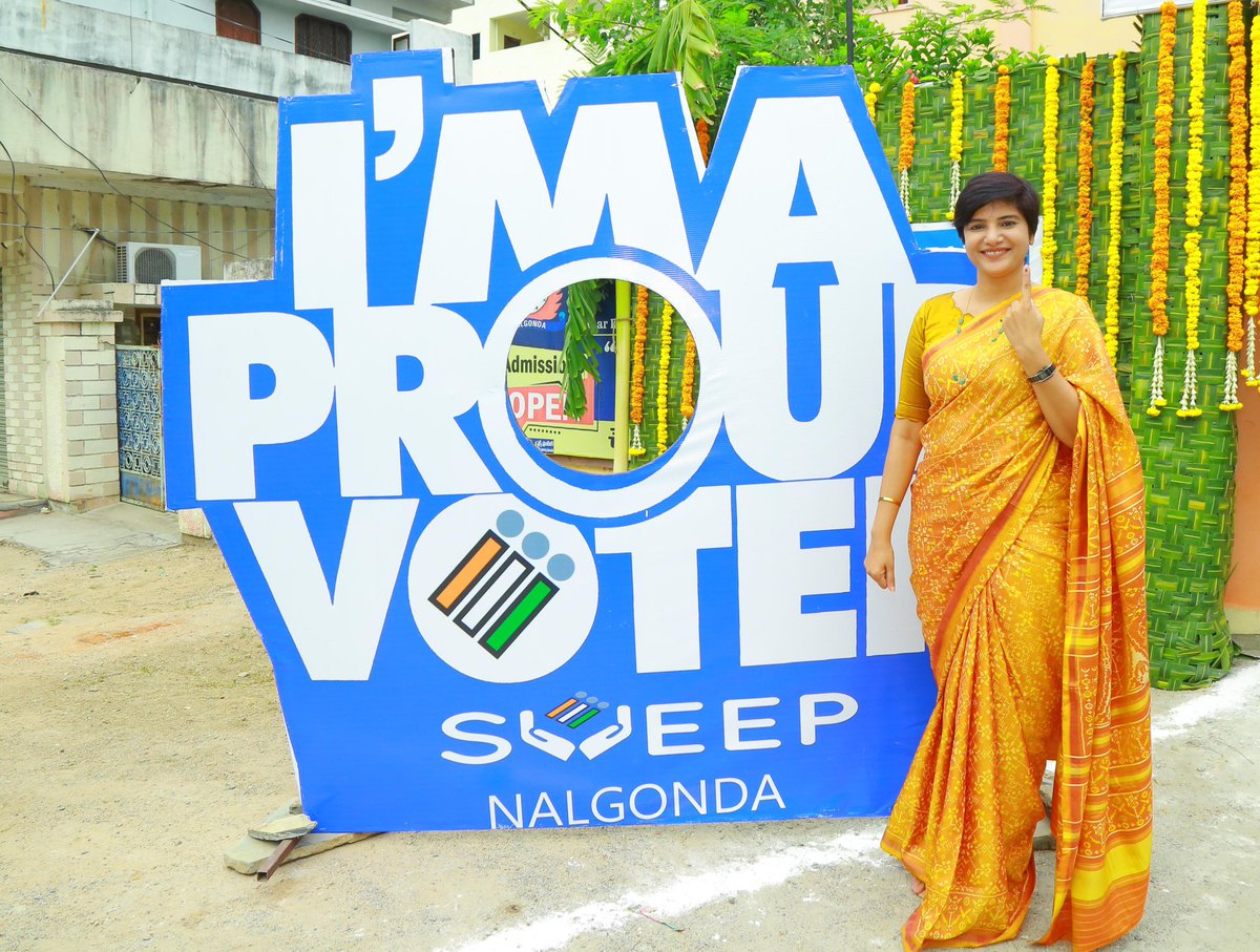I #voted Did you??? #Telangana polls #ChunavKaParv #DeshKaGarv #InkWaliSelfie #LokSabhaElections2024