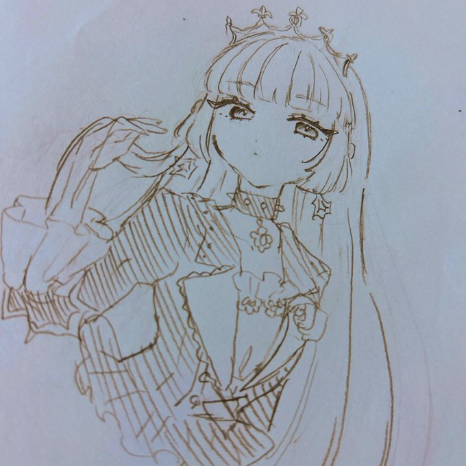 「long sleeves tiara」 illustration images(Latest)