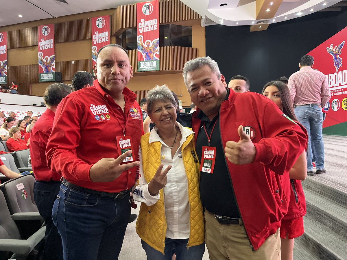 Juntos en el debate, con nuestro próximo Jefe de Gobierno Santiago Taboada,  El cambio viene...  Taboada 3 de 3 🔵🔴🟡

#ElCambioViene #Elecciones2024 #2DeJunio #VotaPRI #Iztacalco