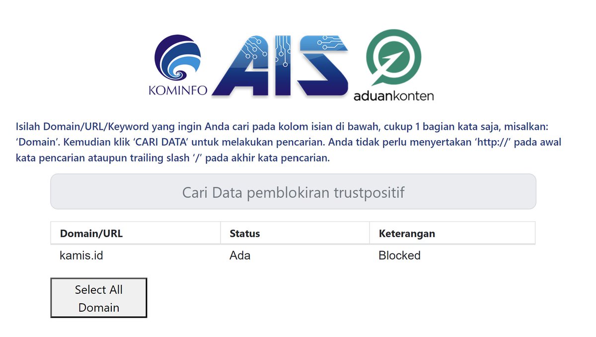JuanKarnadi's tweet photo. @ainurohman @TheAthletic @kemkominfo Samaan banget nih mas Ainur. Beli domain sendiri sebulan lalu, tau-taunya enggak bisa diakses gegara kena blokir. @ainurohman 

Udah berulang kali e-mail dari hampir sebulan lalu, baru mulai diproses dua minggu lalu. Dan sampai sekarang blokir masih belum dibuka. https://t.co/OM8Zq449uf