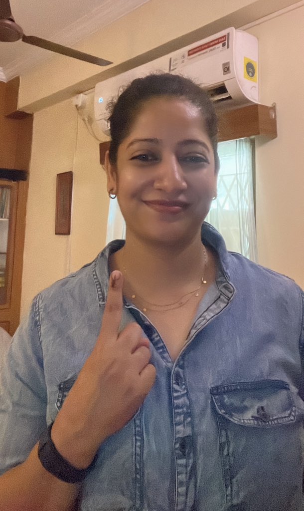 I voted for: Pehli Naukri Pakki, for our youth. The Mahalakshmi Scheme, Rs 1 lakh per year for women from poor families. Legal guarantee MSP for framers. My vote is for Progress, My vote is to save Democracy & Constitution. My vote is to save Reservation. My vote is for…
