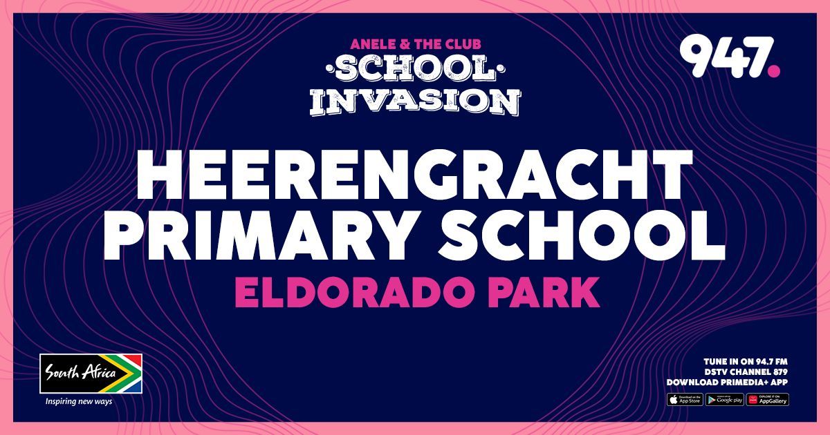 It's time for #AneleAndTheClubOn947 😀  

TODAY
🔔 Meet the teachers & pupils
🔔 #TuckshopTasteTest
🔔 R20000 Pop Quiz with @Suzuki_ZA🎯
🔔 #MySchoolTop5
🔔 Special guest
🔔 #SchoolInvasionSpellingBee
🔔 #TheSoundOfTheCity
🔔 #ClassicOrNot💿

🎒 #947SchoolInvasion with @brand_sa