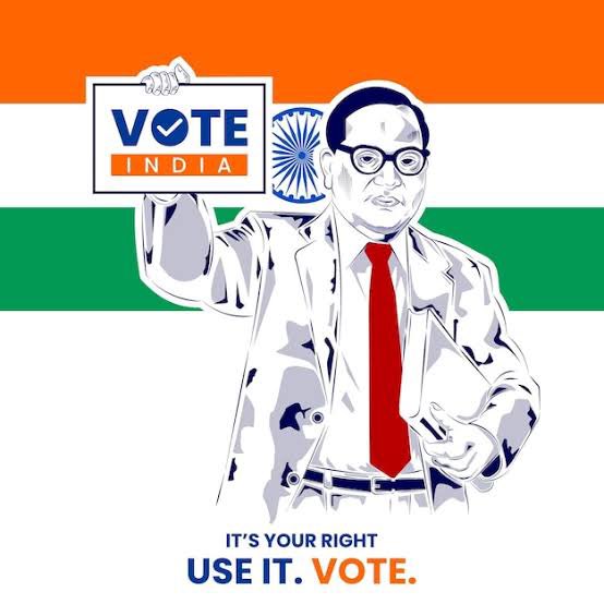 Exercising 'Right To VOTE' is real tribute to Dr BR Ambedkar. Please, “Vote to Protect Constitution” & “Vote Save Democracy”! 🙏 నేను నా జాతి ప్రజలకు కత్తి చేతికి ఇవ్వలేదు ఓటు హక్కు ఆయుధంగా ఇచ్చాను. పోరాడి రాజులవుతారో, అమ్ముకుని బానిసలవుంటారో అది వారి చేతుల్లో వుంది -