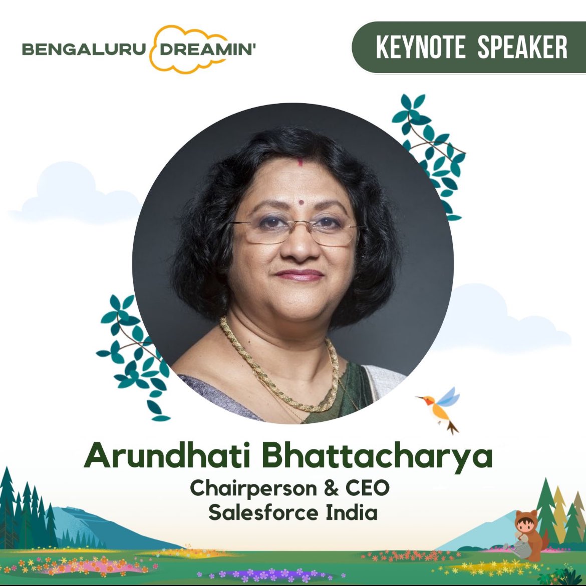 We are thrilled to announce that our very own Salesforce India CEO, Arundhati Bhattacharya will be the keynote speaker at the upcoming Bengaluru Dreamin’ Conference. More details👇 linkedin.com/posts/bengalur… #BengaluruDreamin24 #Salesforce #trailblazercommunity #Keynote