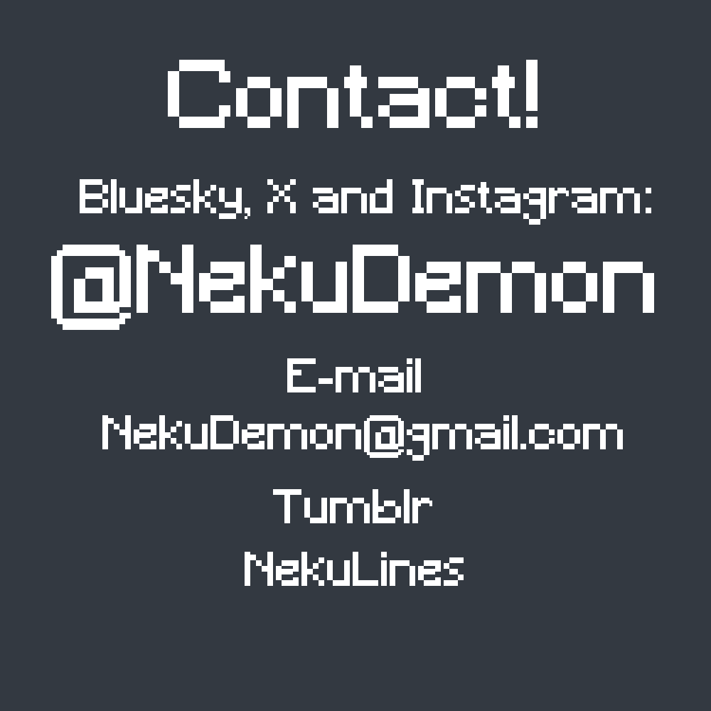 NekuDemon's tweet photo. 2024 commission catalog!
If possible RT to help me reach more people!

As always:
-NSFW are open to discuss
-No crypto https://t.co/QfqO7PKM0J