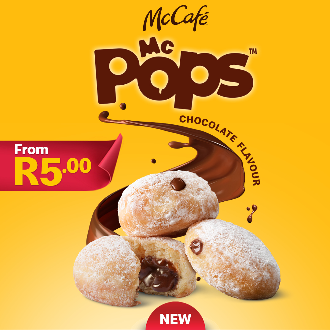 Kickstart Monday with a chance to WIN R1000 every week with McDonalds_sa!

Satisfy your sweet spot with the new, indulgent McCafé McPops from as little as R5! Post a pic of your McPops using #McCafeMotivation + tag YFM

#TheWayUp could be calling you!