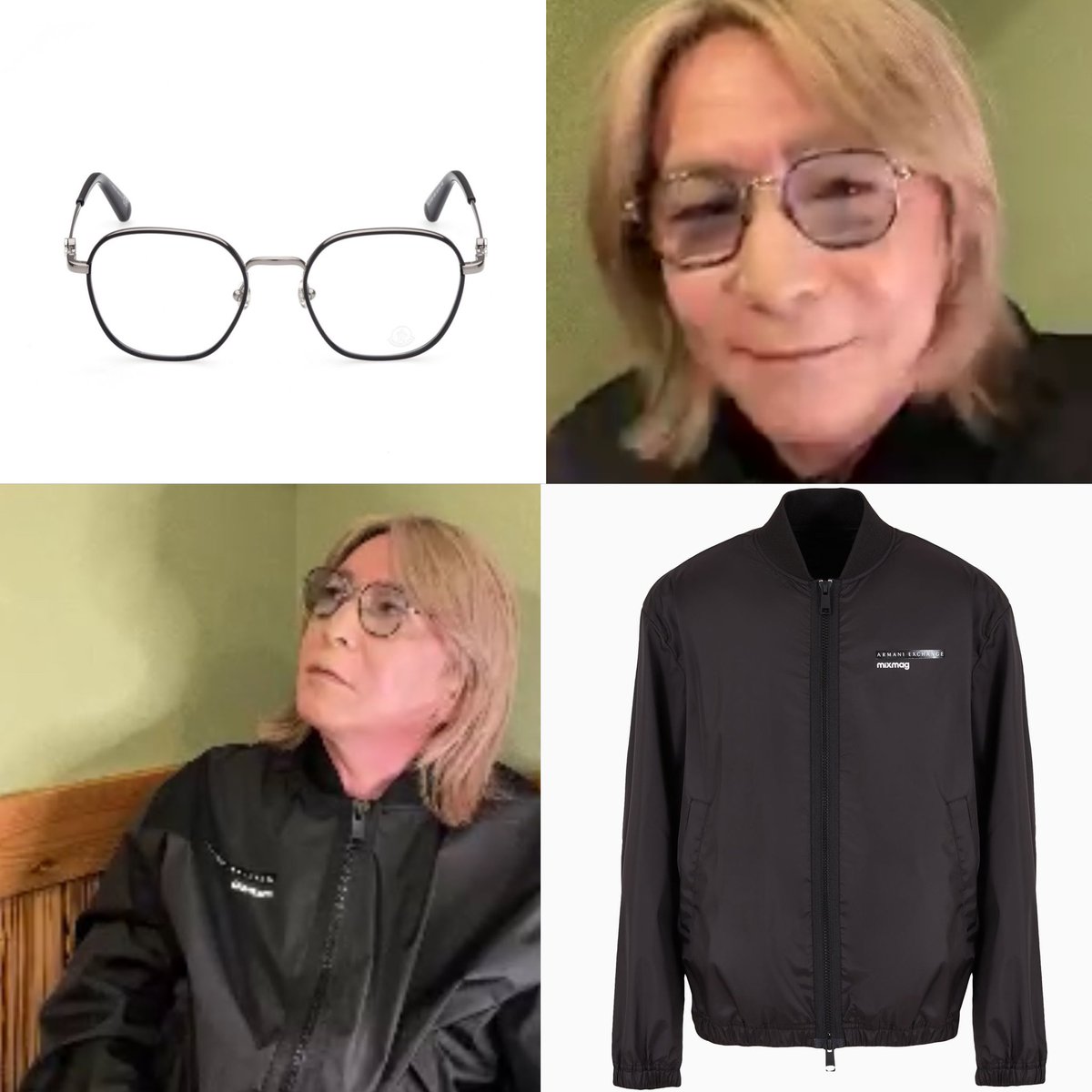 TKcostume's tweet image. Glasses
MONCLER

Blouson
ARMANI EXCHANGE

2024.5.10
#TetsuyaKomuroSTUDIO
#TKFriday #139 in大阪

#TetsuyaKomuro
#小室哲哉
#TMNETWORK
#Tecci𓀠
#てっち衣装部
🍽️