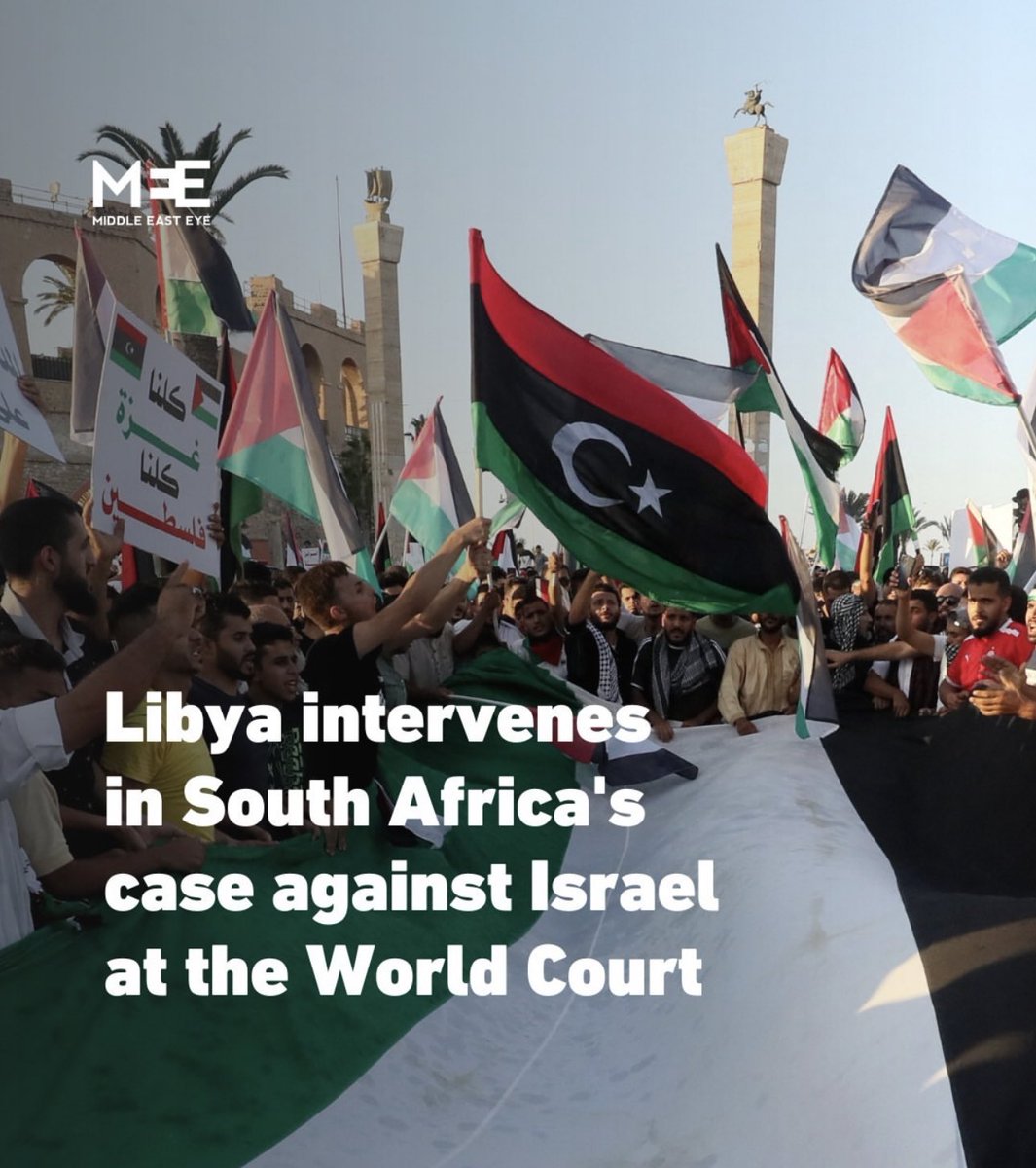 ⚡🇱🇾 🇵🇸 Libya Stands with Palestine.