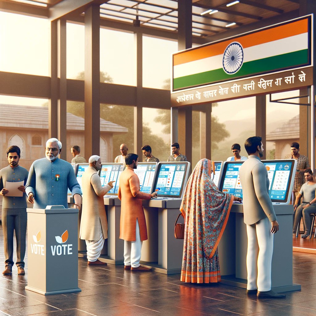 Stepping into the future of democracy with digital voting! @Siddipetme embraces technology to ensure every vote is counted. 🗳️ Be part of the change! #DigitalDemocracy #SmartVoting @ARsiddipetme @SAsiddipetme @hlosiddipetme #Election2024