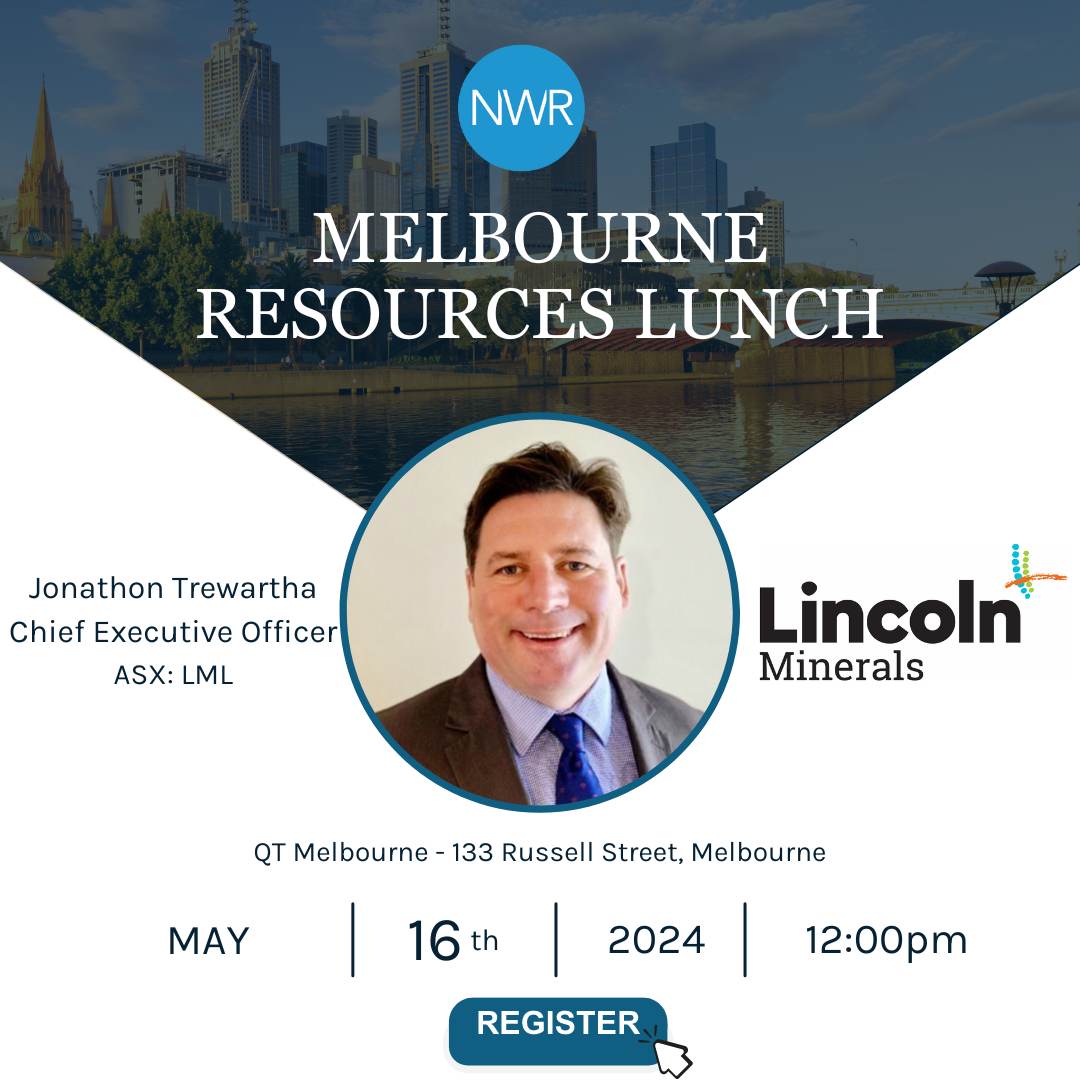 REMINDER | Our CEO, Jonathon Trewartha, will be taking the stage at the @NWRcomms Melbourne Resources Lunch.

Join us on May 16, 2024, at QT Melbourne, for a deep dive into our exciting projects in #graphite, #uranium, and #greeniron for the global energy transition. Learn about