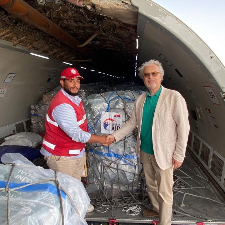 ❤️🇷🇸🇵🇸 SERBIA has sent a SECOND SHIPMENT of HUMANITARIAN AID to GAZA.