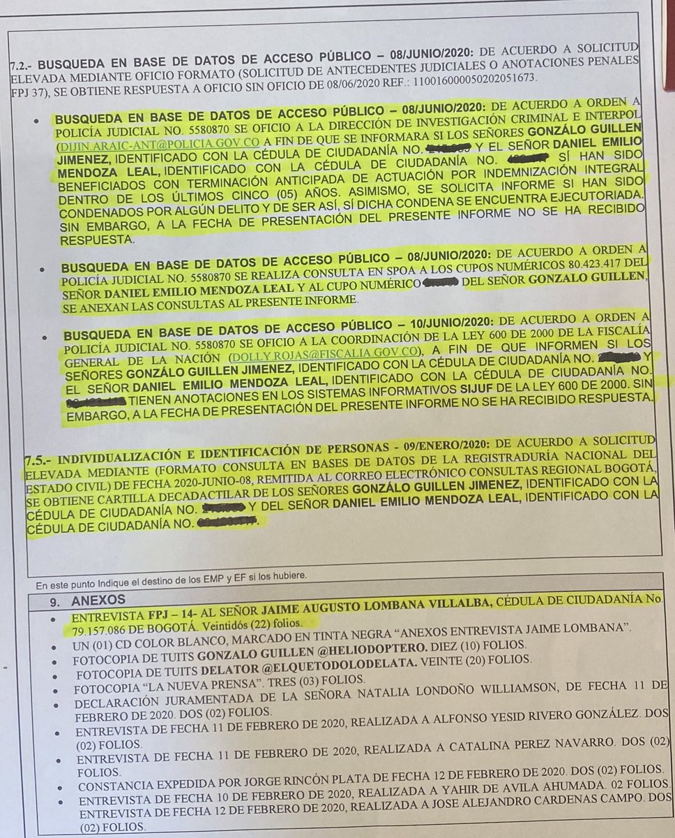 Encontré millares de documentos de la banda criminal @FiscaliaCol con los que se demuestra la guerra sucia que esa alcantarilla judicial mantiene en mi contra. Este montaje comenzó a mis espaldas apenas me dediqué a investigar y denunciar la Ñeñe-Política, escándalo gravísimo que