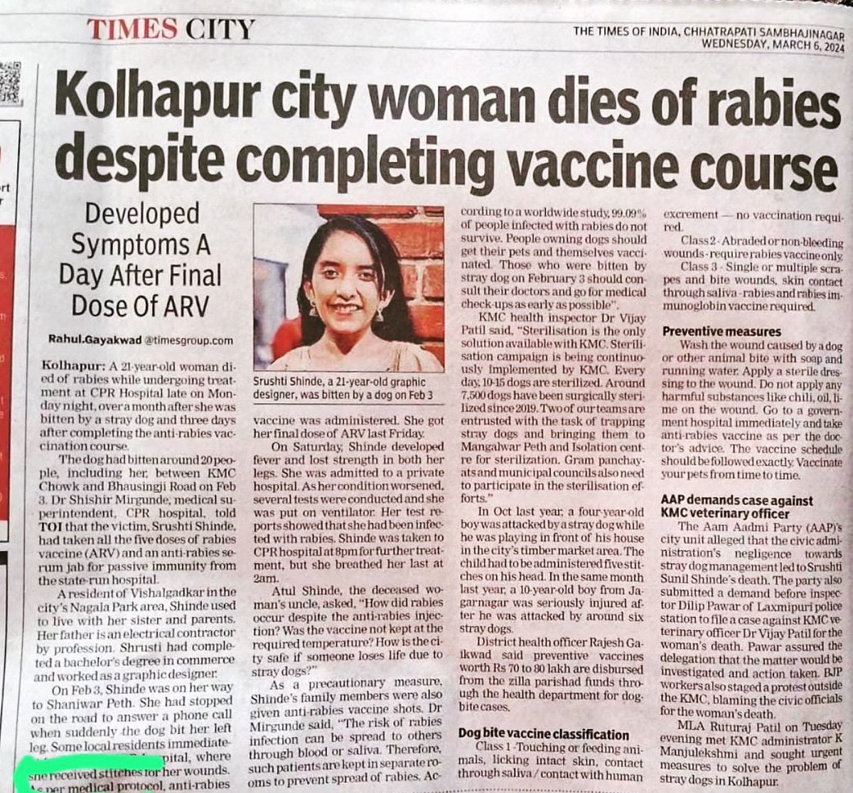 @narendramodi Sir, I hope you can spare some time and attention on eliminating rabies in India,thank you @Brahamvakya