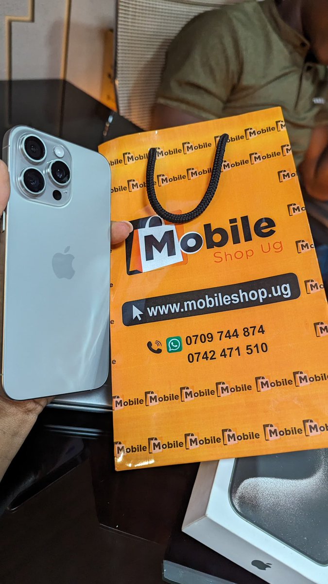 What Better Phone cn a woman own in 2024 if its not the iPhone 15 Pro max ?

Find all updated prices in iphone 15 series 
Deals >> mobileshop.ug/products/apple

Buy the iPhone 15Pro max from @mobileshopug and come & swap to get the 16 Pro max this september.

#MOBILESHOPUG 0709744874