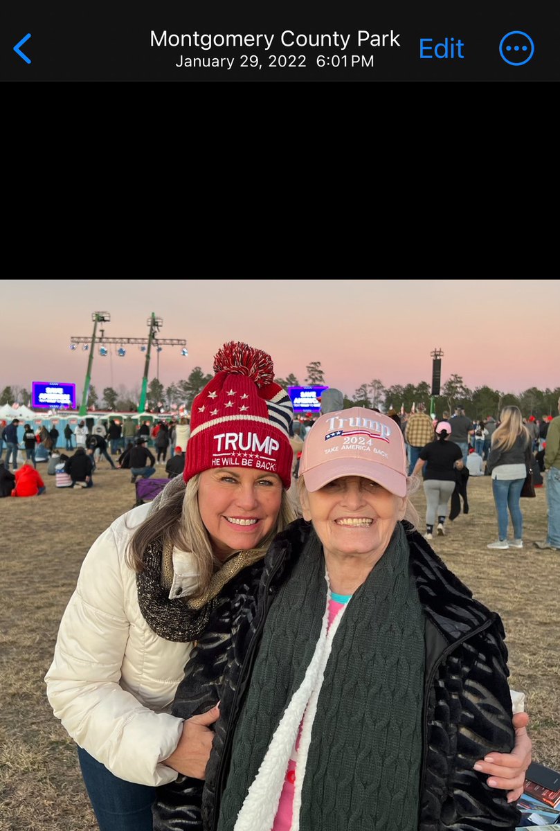 Rollback to 2022! I drove from Austin to Houston to take my 83 yo Mom (now 85) to the Trump Rally near Conroe! It was her birthday dream to to see Trump at a rally! She was a trooper and we had to walk over a mile to the venue! I will never forget this day! #Trump2024 #Maga2024