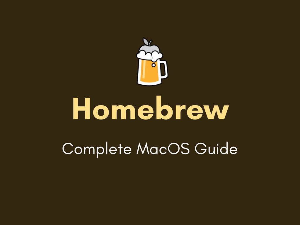 How To Install and Use Homebrew on macO

#installation #homebrewing #howto #usefultips #tipsandtricks #mondaymotivation #rapidhacek #royalrapidhacek #TechnicalSupport #techhouse #technology #macOS #apple

Credit to:
digitalocean.com/community/tuto…
