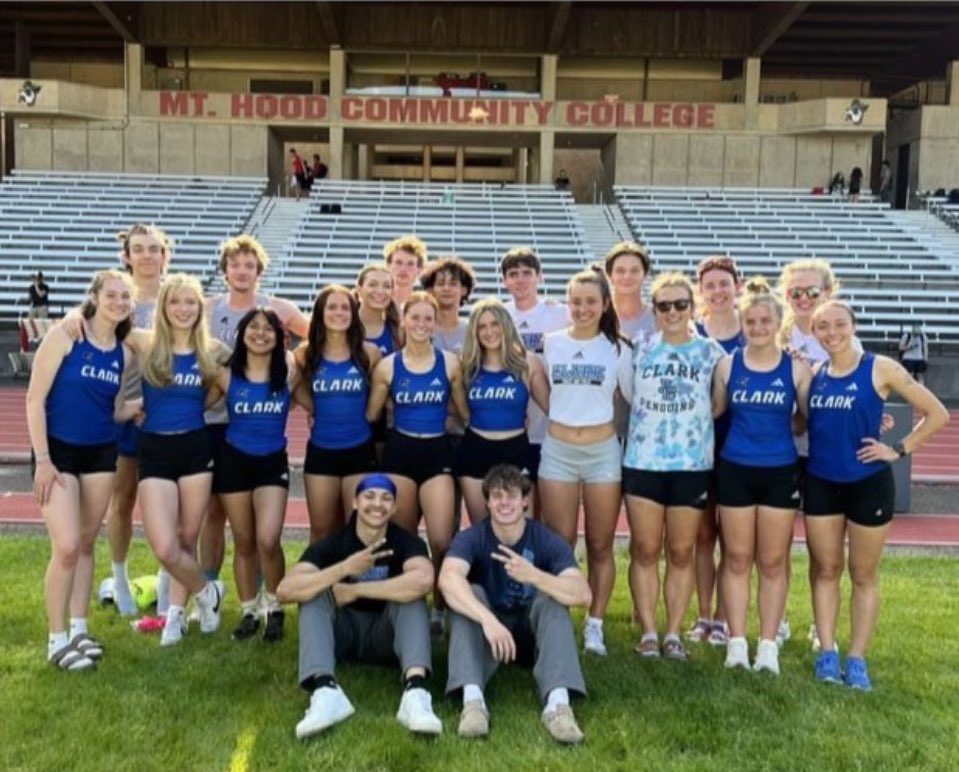 Lisa Schneider (@lisa_onlygirl) on Twitter photo So proud of these student athletes! <a href="/college_xc/">Clark College XC/T&F</a> building blocks with this sophomore class. Thankful and grateful to all the coaches. Now on to NWAC Championships. 💙💙#penguin #pengpeng So proud of these student athletes! <a href="/college_xc/">Clark College XC/T&F</a> building blocks with this sophomore class. Thankful and grateful to all the coaches. Now on to NWAC Championships. 💙💙#penguin #pengpeng