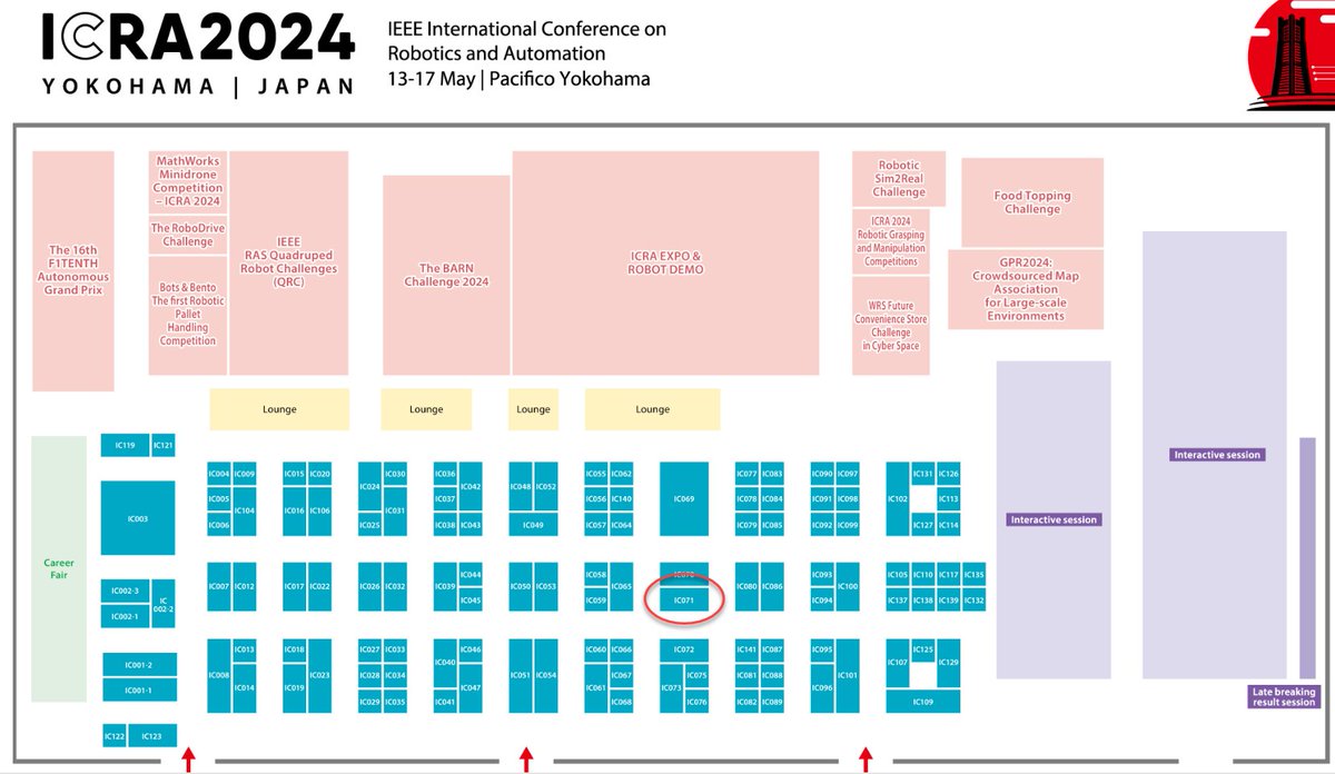 shun_kusano's tweet image. ICRA今日からですね。MathWorksも展示出しています。お気軽にお立ちよりください。私は明日明後日と展示対応しております~。
#Mathworks #ICRA #パシフィコ横浜