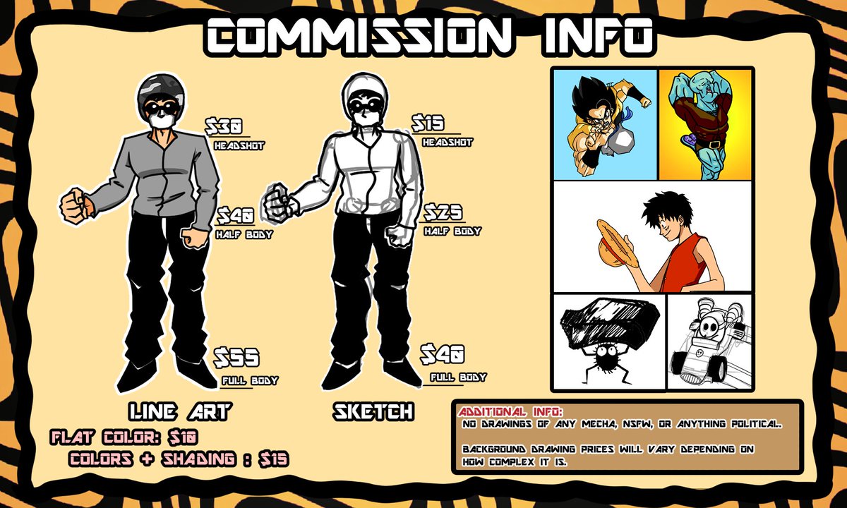 COMMISSIONS HAVE BEEN OPENED AND NO ONE HAS HMU.

I see why though, and It's about time I made a commission sheet. 

Payments will be discussed in DMs.

plese pei mi.