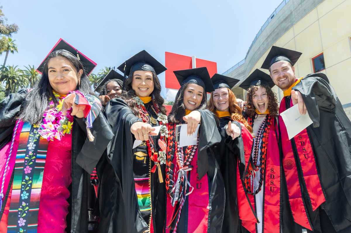 ⚫️🎓🔴Congratulations to the nearly 12,000 SDSU graduates in the class of 2024! We are so proud of you. #aztecforlife
