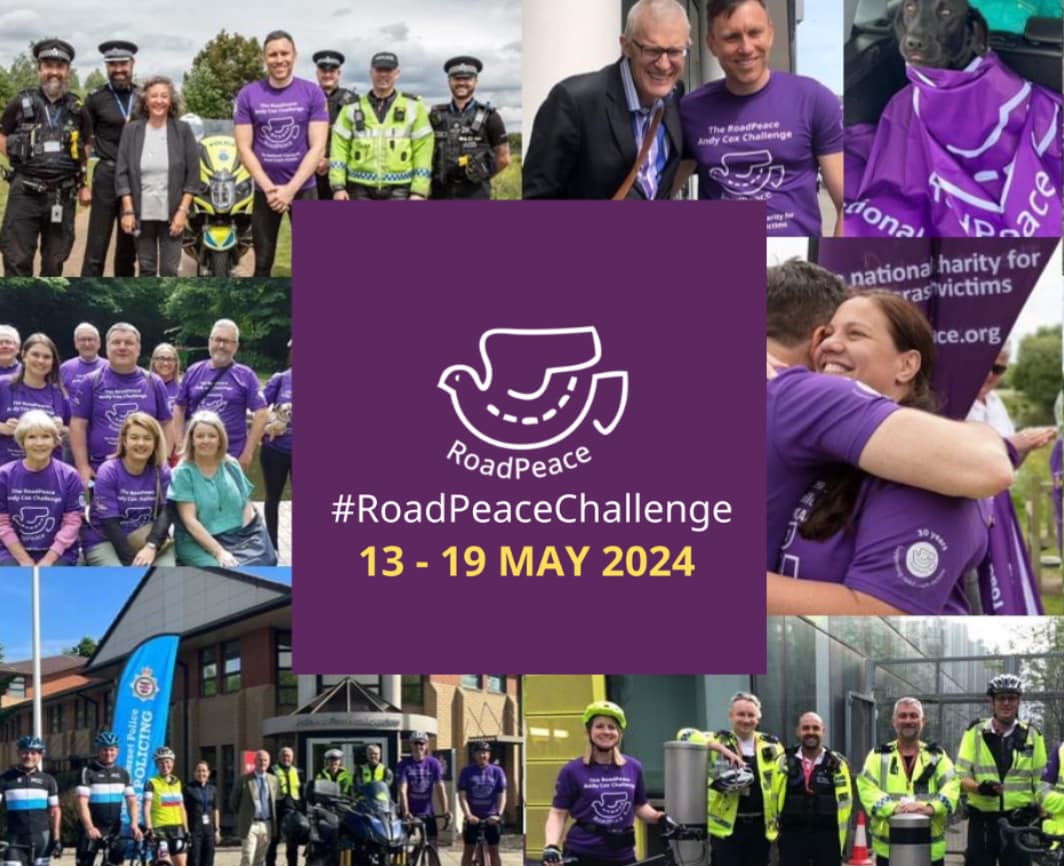 💜 #RoadPeaceChallenge2024 STARTS TODAY! 💜 The RoadPeace Challenge is an annual awareness-raising and fundraising week of action that takes place in May during UN Global Road Safety Week. #SSRP | #SaferRoads | #Sussex >> @RoadPeace <<