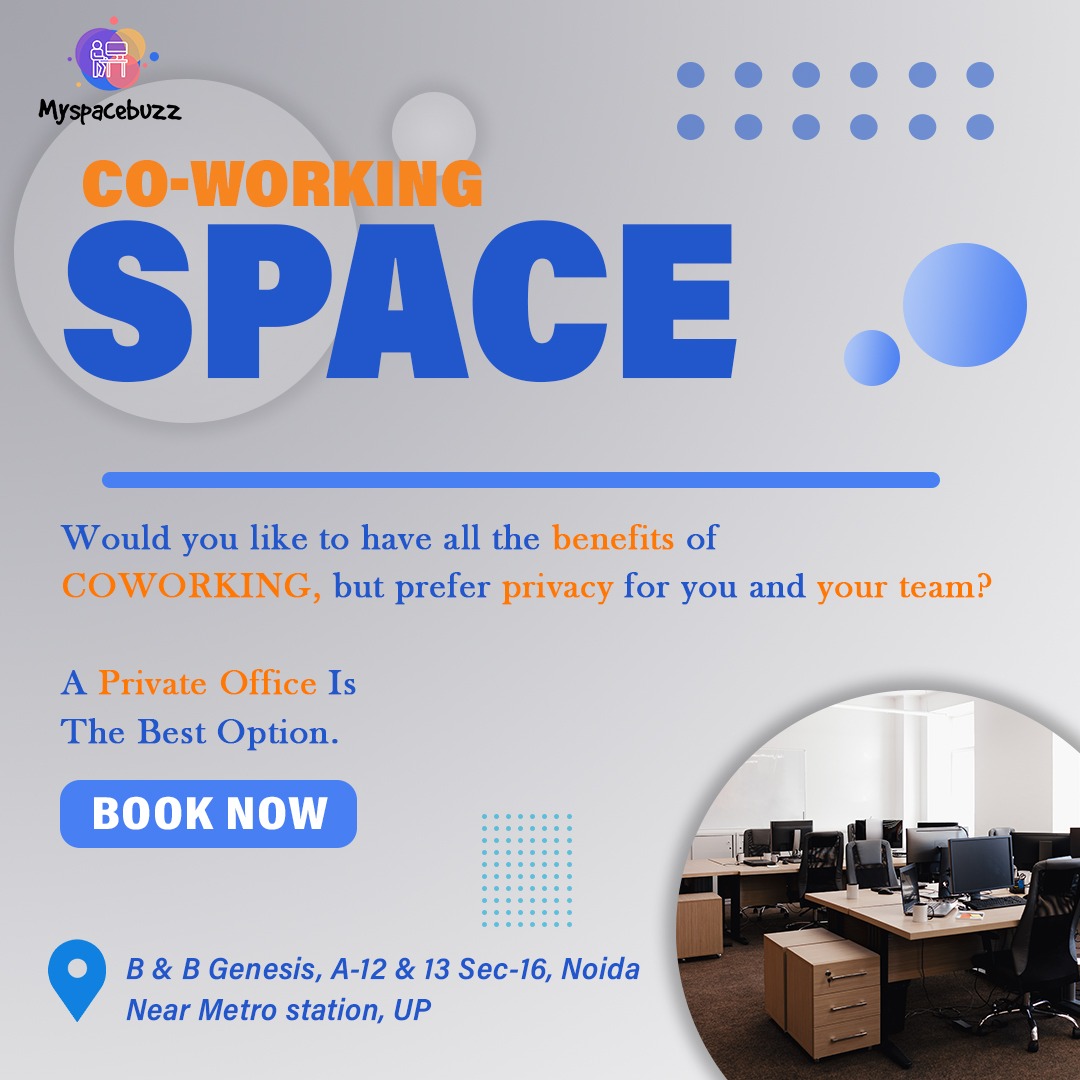 myspace_buzz's tweet photo. Unlock your full potential in a dedicated private office.✨✨
.
#coworkingspace #space #coworking 
#myspacebuzz #noidaspace #communitycenter #follow https://t.co/eBxI8UPi9s