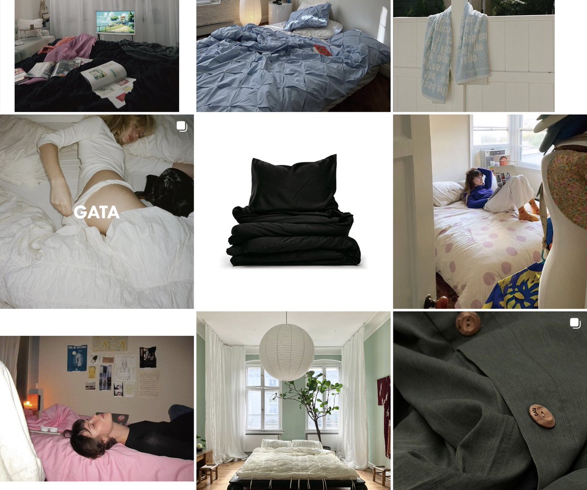 デザインが可愛い寝具ブランド4選

・TEKLA
・Magniberg
・Marimekko
・GATA

寝室のインテリアが一気に垢抜ける。気分によって簡単に変えられるし、プレゼントにもオススメ！
