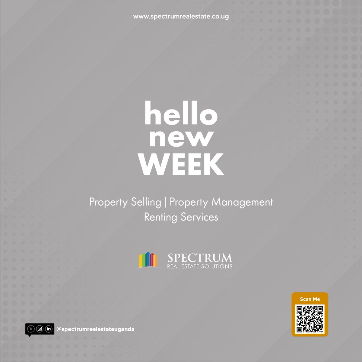 realestate_ug's tweet image. New week, new opportunities! Let us help you find your dream home or manage your property with ease. Our team is dedicated to providing top-notch services. Contact us today! 

#NewWeek #PropertySolutions #SpectrumRealEstate #UgandaParliamentExhibition