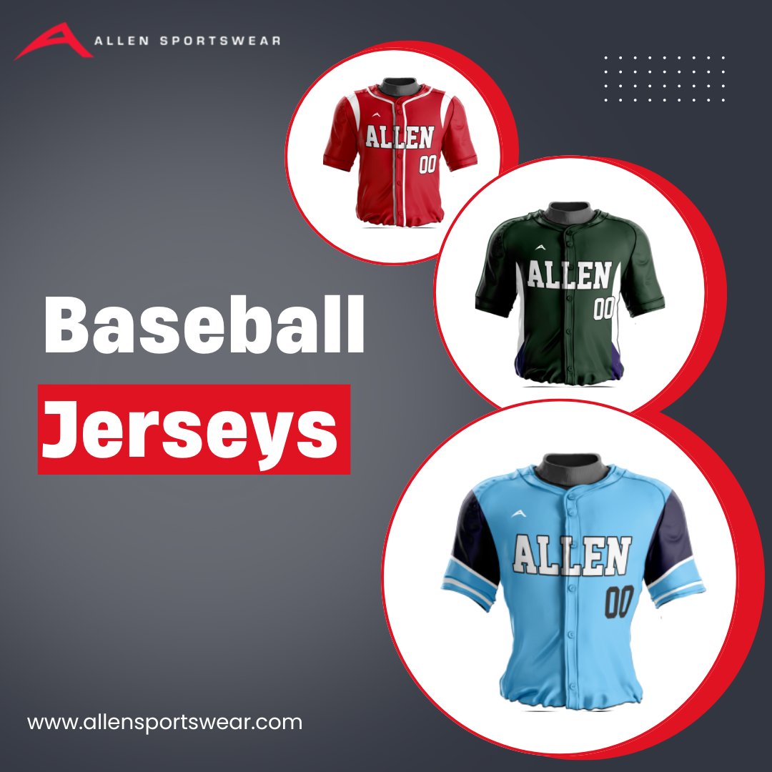 AllenSportswear's tweet photo. Gear up for the game with our amazing selection of #baseballjerseys! From #prodesigns to #sublimated styles, we've got the #perfectjersey for every player. #Comfortable, durable, and available in a variety of colors to match your team's spirit.
👉Browse our collection now! https://t.co/LLkSUvmjiA
