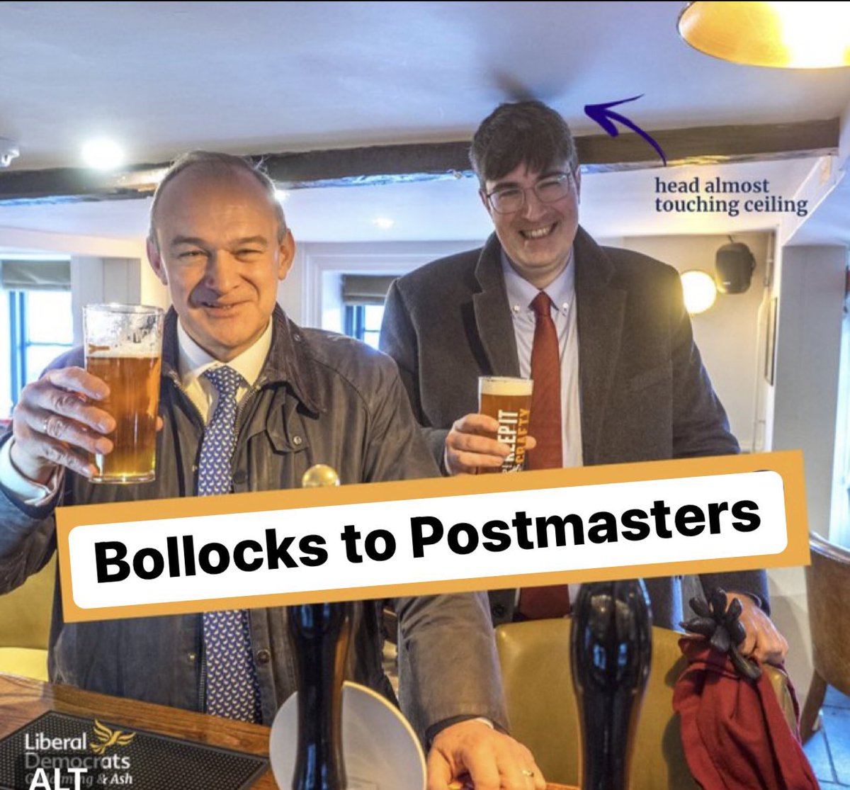 @LibDems Got anything to say on behalf of your insignificant leader regarding the mental health of the postmasters he ignored? This is what he thinks of them⬇️ #postofficeinquiry
