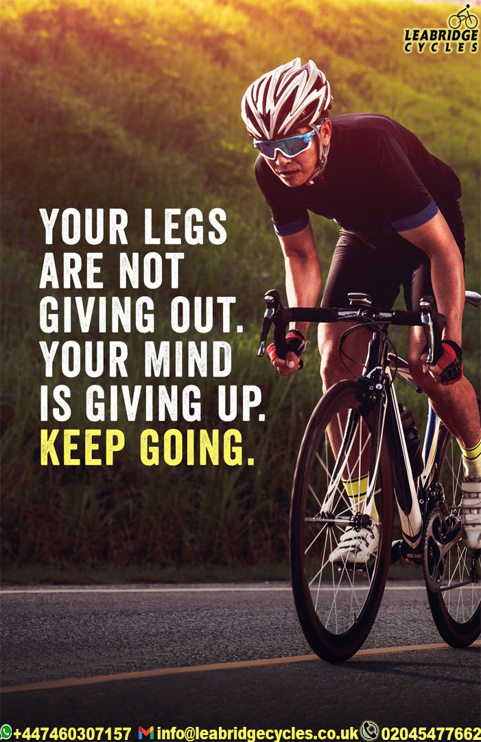 Your Legs Are Not Giving Out.

Your Mind Is Giving Up.

Keep Going.

#cycling #CyclingCulture #bikeadventures #London #ASMR #Memes #bicycles #commuting #cyclestore #bikes #leabridgecycles #leabridge #londonlife