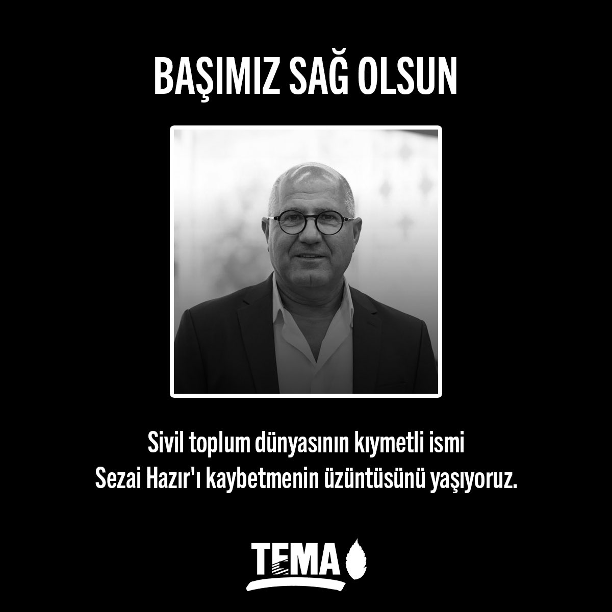 Sivil toplum dünyasının kıymetli ismi, iş birliğine ve ortak akla inanan, gençlere yol gösteren, Habitat Derneği Kurucusu ve Yönetim Kurulu Başkanı ve TOBB Genç Girişimciler Kurulu Başkan Yardımcısı Sezai Hazır’ı kaybetmenin derin üzüntüsünü yaşıyoruz. Sezai Hazır’a rahmet,