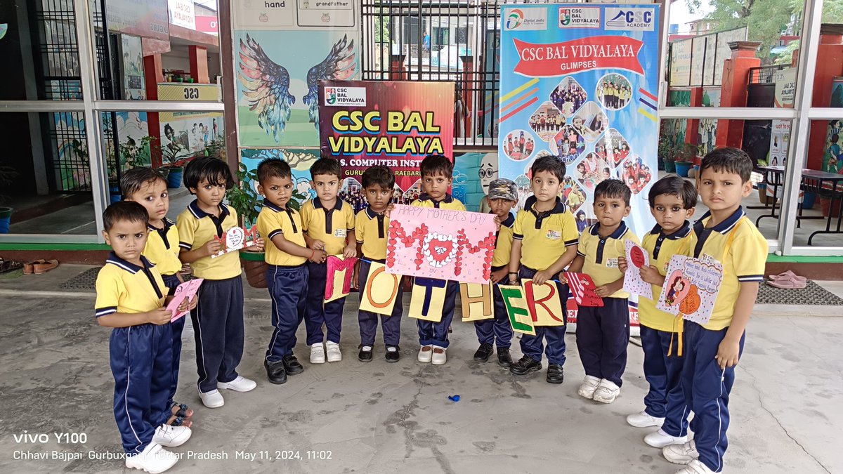 Celebrating Mother's Day with great love 💫 @VivekKu00544358 @sanjaykrakesh @AjayPrakashCho3 @CSCegov_ @CscParivar @cscacademy #cscbalvidyalaya #Raebareli #Uttarpradesh