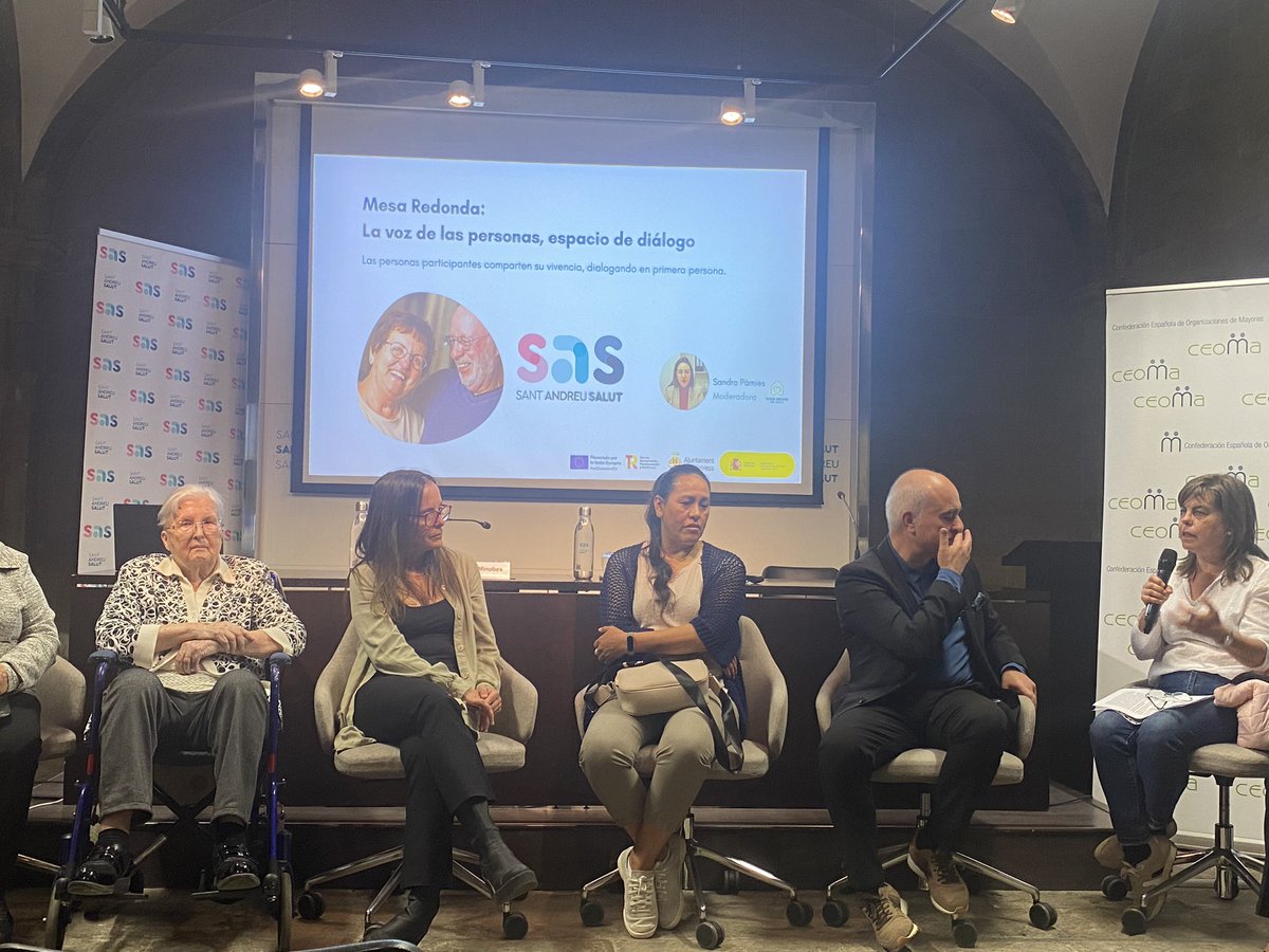 Muntsus's tweet image. Interessant i positiva experiència de persones i familiars del programa  #vivirmejorencasa #desafiandoLaInstitucionalizacion  @seggeriatria @CEOMA_ong @sandra_pamies @StAndreuSalut