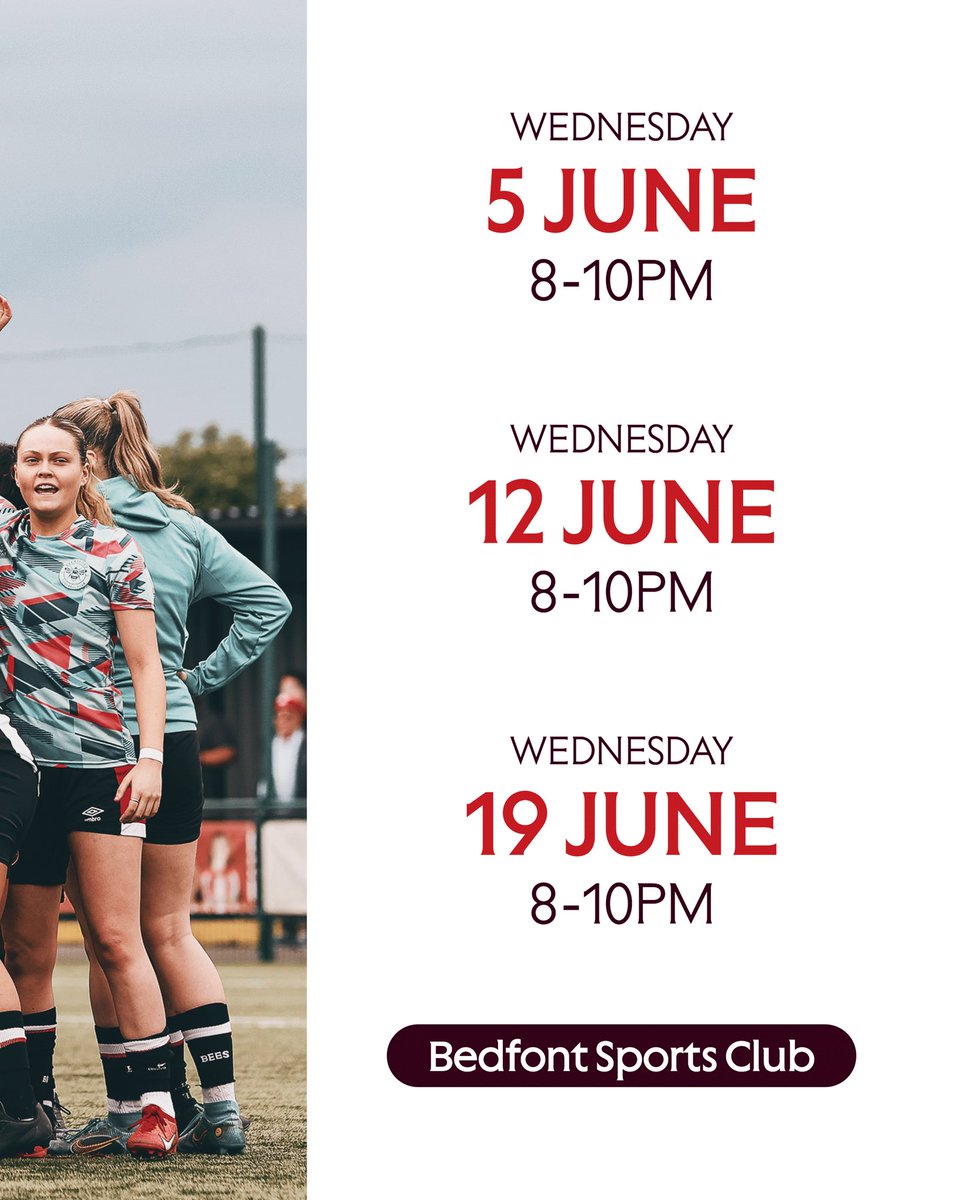We will be holding player trials at Bedfont Sports Club next month! Sign up here ➡️ bit.ly/4dzg8m7 #BrentfordFCW | #BrentfordFC