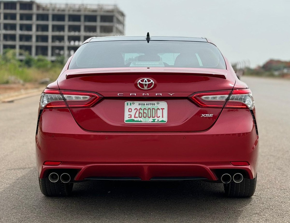 TOYOTA CAMRY XSE
FOREIGN USED 
2019 MODEL 
ORIGINAL DUTY 
🏷️36.5m
📍Abuja