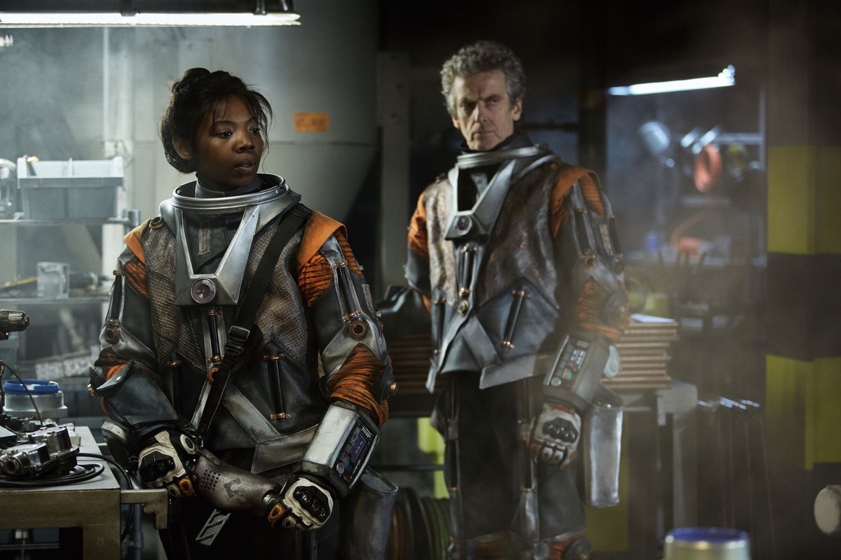 #MondayMemories (May 13, 2017): The #DoctorWho episode, #Oxygen, aired. The #TwelfthDoctor (#PeterCapaldi) answers a distress call to a space station with no oxygen. With #BillPotts (@Pearlie_mack) and #Nardole (@RealMattLucas), they all discover a far more terrifying situation.