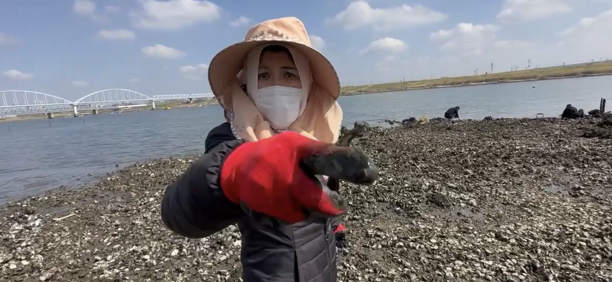 活動支援して頂いた皆様ありがとうございます。 引き続き警戒監視を行います。 千葉県市川市江戸川で2017年から発生している中国人による大量の牡蠣殻の不法投棄問題。