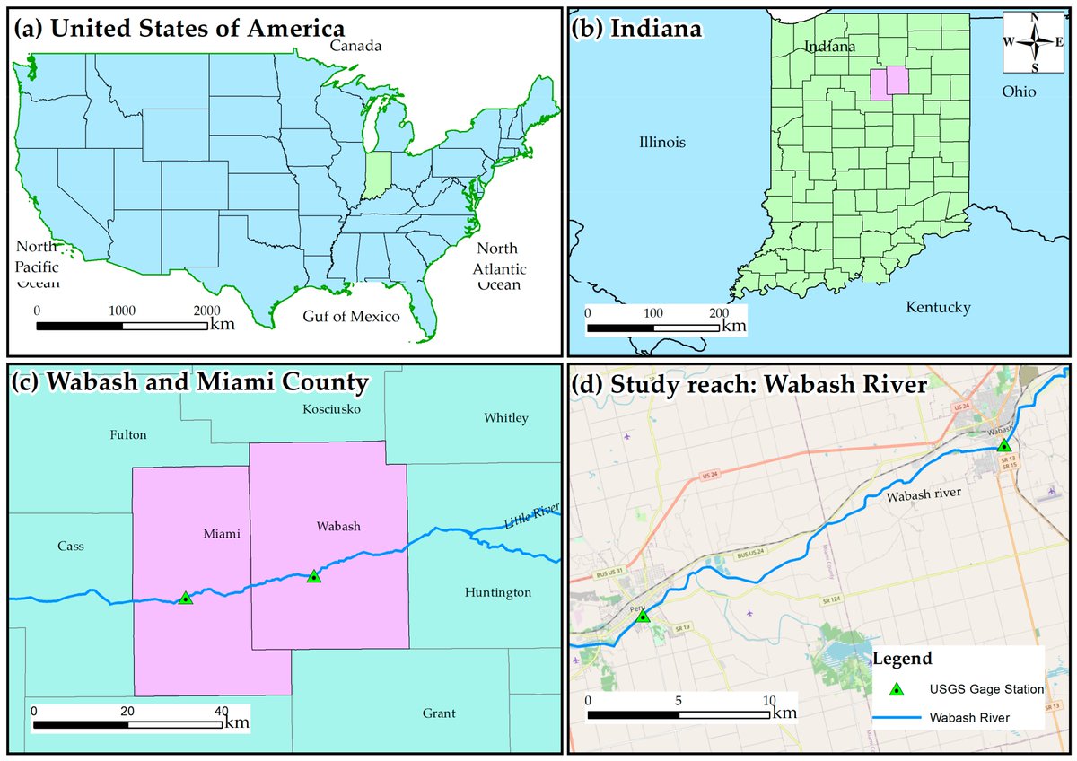 #mdpiforecasting Article Projected Future #FloodingPattern of Wabash River in Indiana and Fountain Creek in Colorado: An Assessment Utilizing Bias-Corrected CMIP6 #ClimateData 👉 mdpi.com/2571-9394/5/2/… by Dr. Ajay Kalra from @AcsSouthern