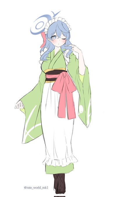 「green kimono」 illustration images(Latest｜RT&Fav:50)