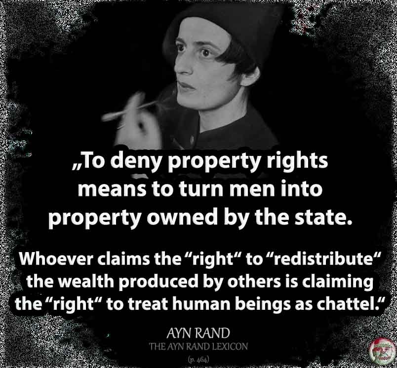 #AynRand  #PropertyRights  #Socialism