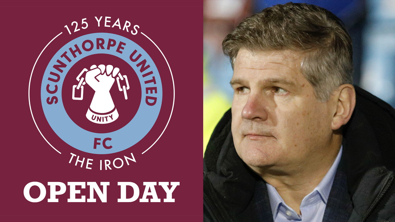 Scunthorpe United FC on X: "🏟️ IRON AID - OPEN DAY 2024 ✓ 𝐁𝐫𝐢𝐚𝐧  𝐋𝐚𝐰𝐬: 𝐂𝐎𝐍𝐅𝐈𝐑𝐌𝐄𝐃 Former manager Brian Laws will take charge of  the Fans' XI in our 125th anniversary launch
