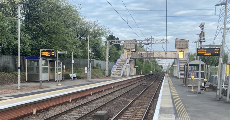 🚉 Addiewell's Platform 1 reopened on Saturday morning, after a £500,000 rebuild to address drainage issues and extend its life. 🧽 Our focus now switches to giving the station’s footbridge and lift towers a scrub, though this won’t affect train services!