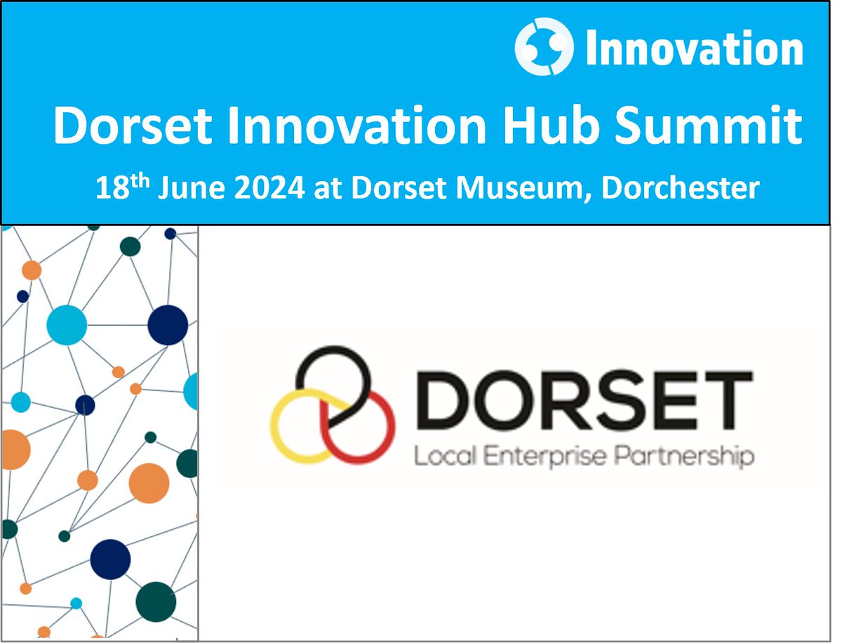 We are delighted that @DorsetLEP will be exhibiting at #DorsetInnovationHub summit on 18 June. Visit their stand 2 learn more about how they are championing & strengthening Dorset's economy & how this interconnects with innovation & public health outcomes. ourdorset.org.uk/innovation/eve…