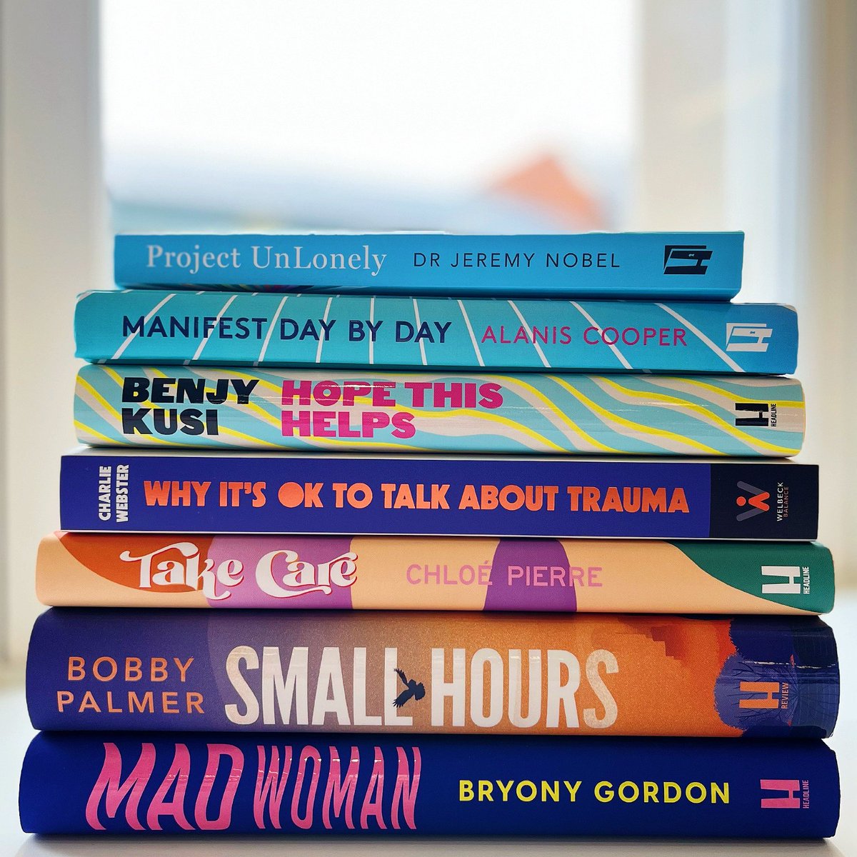 This week marks #MentalHealthAwarenessWeek and this stack of incredible books, both fiction & non-fiction, powerfully explore the difficulties that can come with poor mental health and offer tools, guidance and companionship to help us all in the difficult moment📚❤️