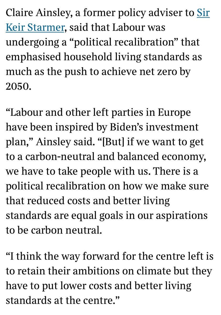 This is a v important point. But achieving it won’t be an easy task - it will require a more mature net zero strategy that actively engages with the trade offs of the transition and makes decisions not just on the basis of decarb but also wider social & economic priorities