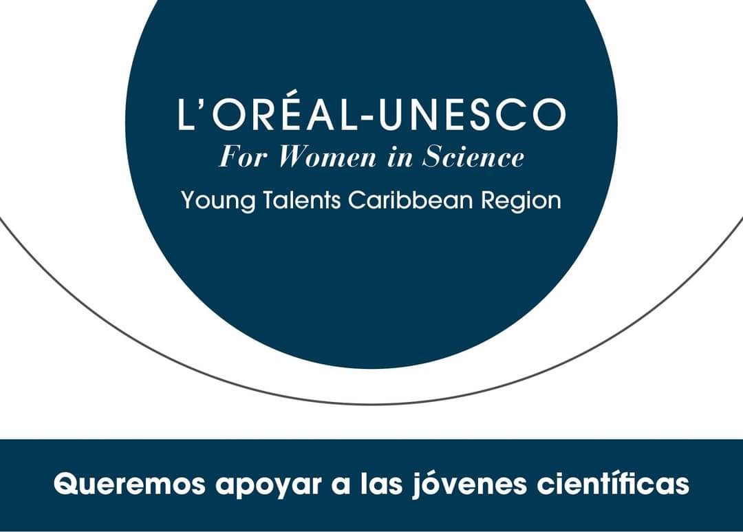 Hasta el 27 de mayo está abierta la convocatoria del programa Jóvenes Talentos Región Caribe L'Oréal-UNESCO Para las Mujeres en la Ciencia, que promueve participación y reconocimiento de las mujeres en la ciencia en el Caribe 👉acortar.link/FnsW3K @EdMartDiaz @SANTANACITMA